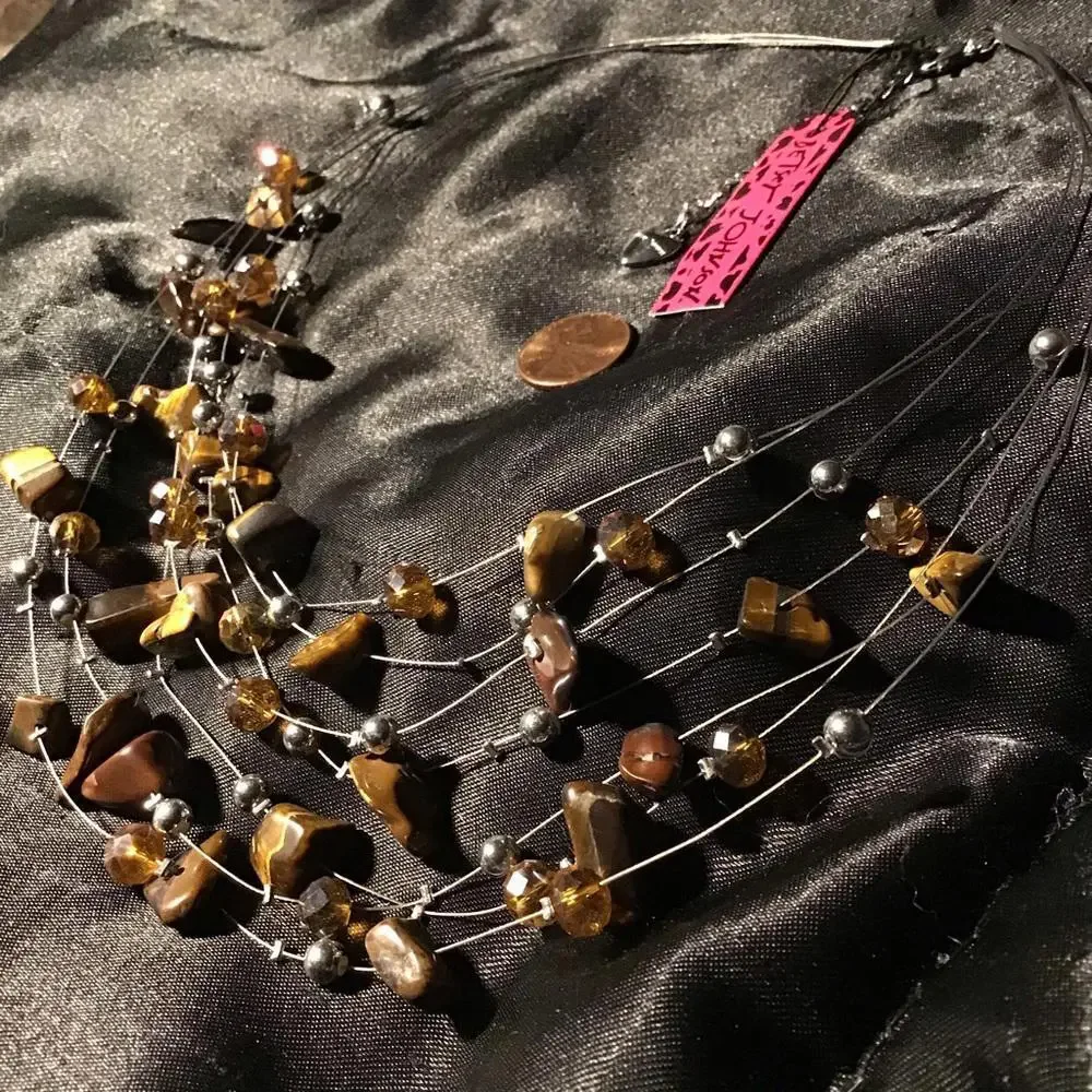 19” Tiger Eye Strand Necklace